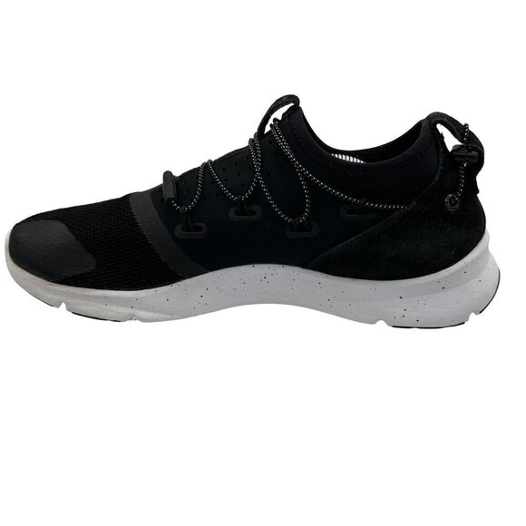 Under Armour Mens 10 Black White Lightweight Athletic Running Shoes Mesh Upper main image 5